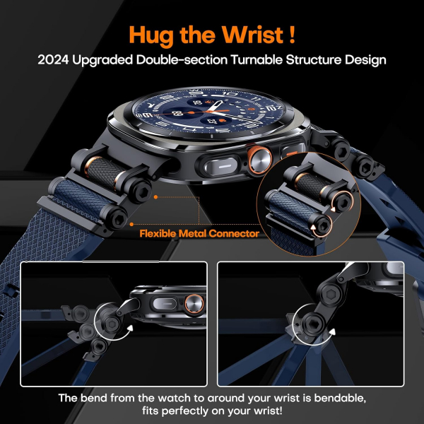 TAURI Galaxy Watch Ultra 47mm Kay-Navy Blue