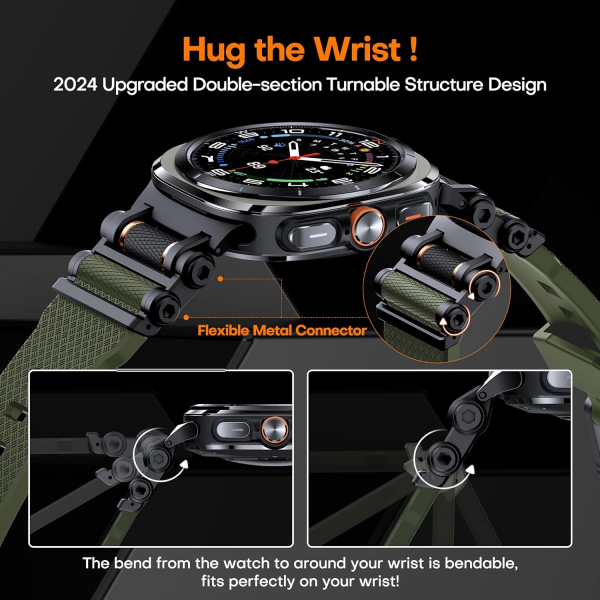 TAURI Galaxy Watch Ultra 47mm Kay-Army Green