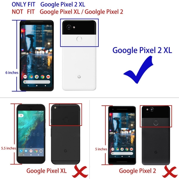 TAURI Google Pixel 2 XL effaf Klf-Clear