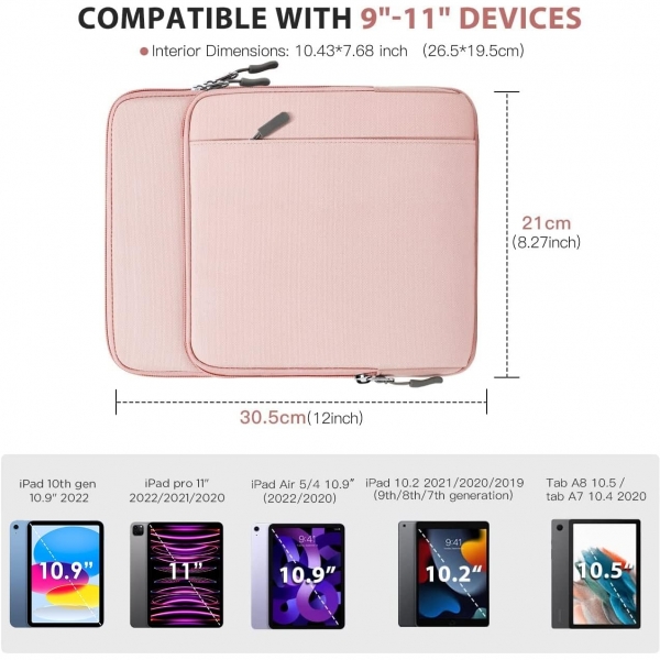 TMOVO Cepli Tablet antas (9-11 in)-Pink