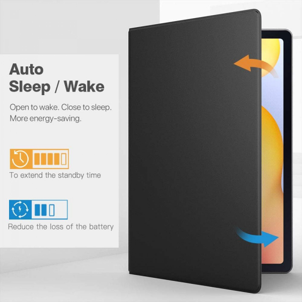 TMOVO Manyetik Galaxy Tab S6 Lite Klf (10.4 in)-Black