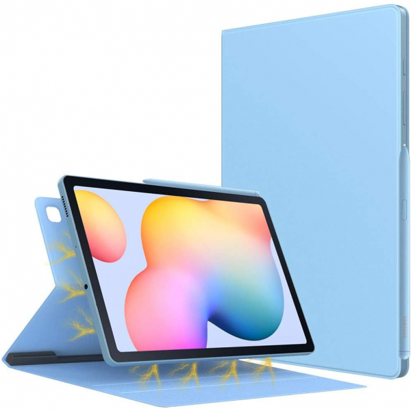 TMOVO Manyetik Galaxy Tab S6 Lite Klf (10.4 in)-Light Blue