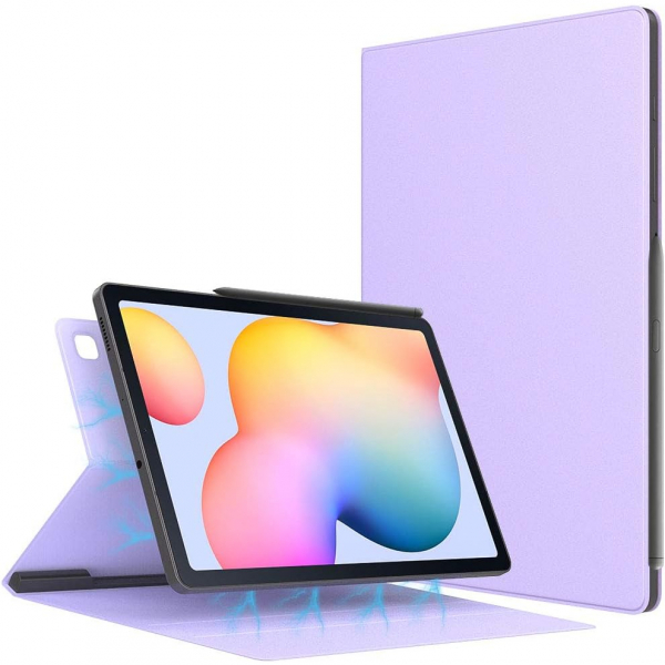 TMOVO Manyetik Galaxy Tab S6 Lite Klf (10.4 in)-Light Purple