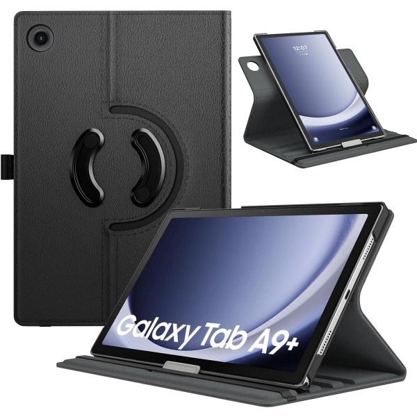 TMOVO Rotating Galaxy Tab A9 Plus Klf -Black