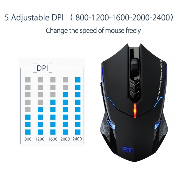 TOMOKO 2.4G Kablosuz Gaming Mouse