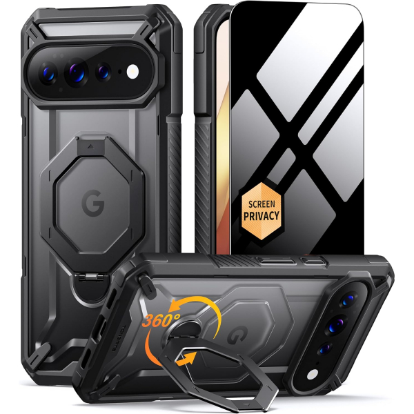 TONGATE Google Pixel 11 Pro XL Manyetik Standl� K�l�f-Black