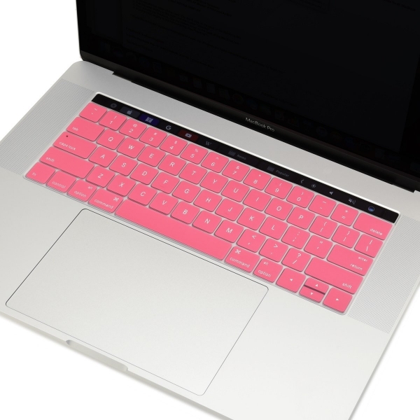 TOP CASE Macbook Pro Sert Kapak Klf (13 in Touch Bar)-Hot Pink