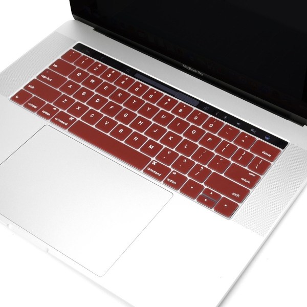 TOP CASE Macbook Pro Sert Kapak Klf (13 in Touch Bar)- Wine Red