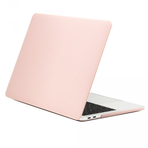 TOP CASE Macbook Pro Sert Kapak Klf (13 in Touch Bar)-Rose Quartz