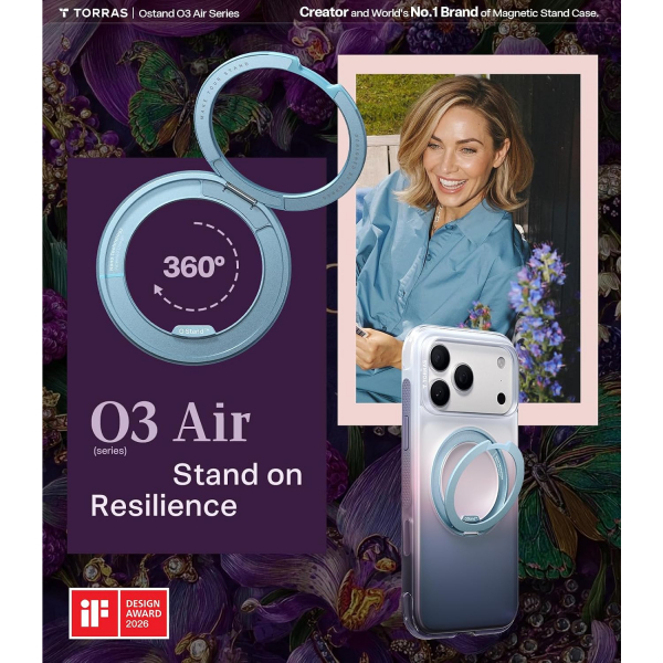 TORRAS Apple IPhone 17 Pro O3 Air Standl� K�l�f-Dusk Haze