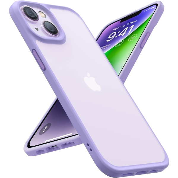 TORRAS Apple iPhone 15 Plus Darbeye Dayankl Klf-Lavender Purple