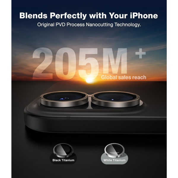 TORRAS Apple iPhone 16 /16 Plus Lens Koruyucu