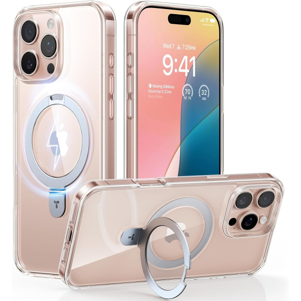 TORRAS Apple iPhone 16 Pro Max Ostand Klf-Clear