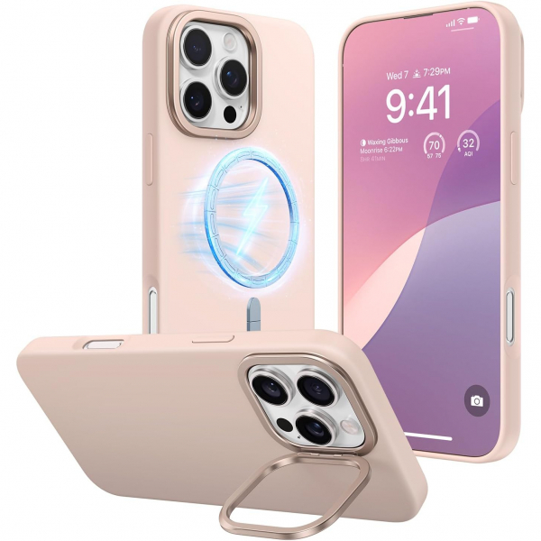 TORRAS Apple iPhone 16 Pro Max Love Standl Klf-Pink