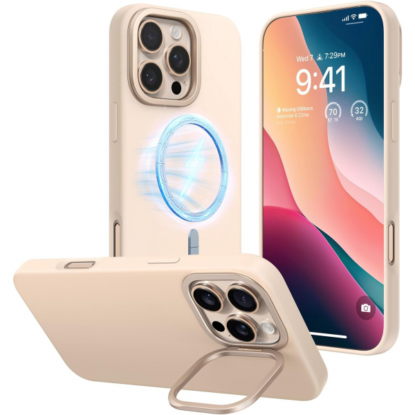 TORRAS Apple iPhone 16 Pro Max Love Standl Klf-Desert Gold