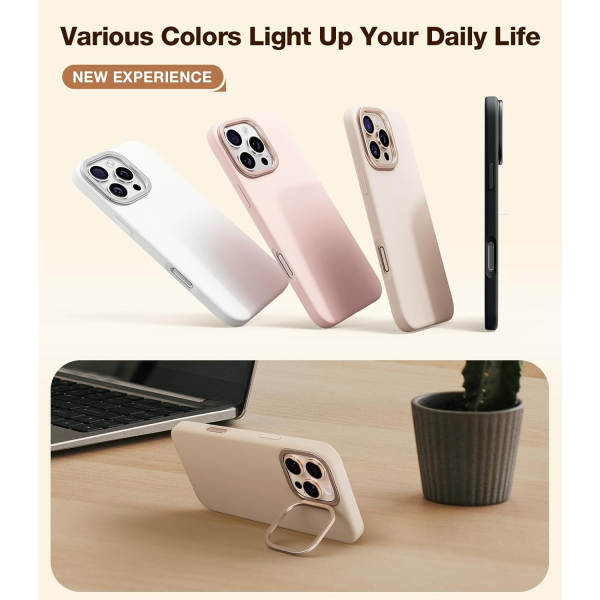 TORRAS Apple iPhone 16 Pro Max Love Standl Klf-Desert Gold