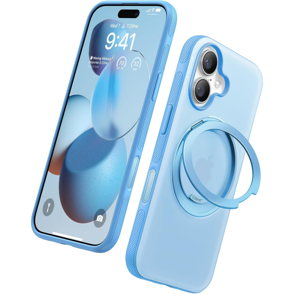 TORRAS Apple iPhone 16 Ostand Fitness Klf-Coastal Blue