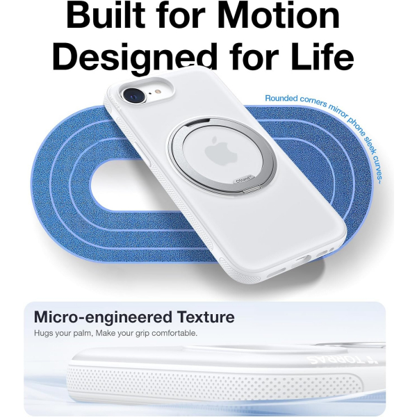 TORRAS Apple iPhone 16e Ostand Fitness Klf-White