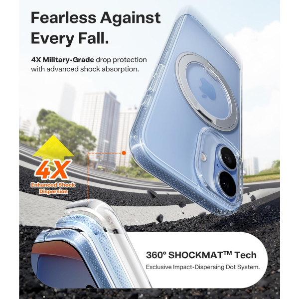 TORRAS Apple iPhone 17 Ostand Fitness Klf-Crystal Clear