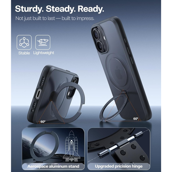 TORRAS Apple iPhone 17 Ostand Klf-Black