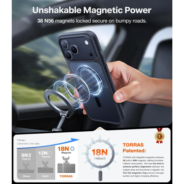 TORRAS Apple iPhone 17 Pro Manyetik K�l�f