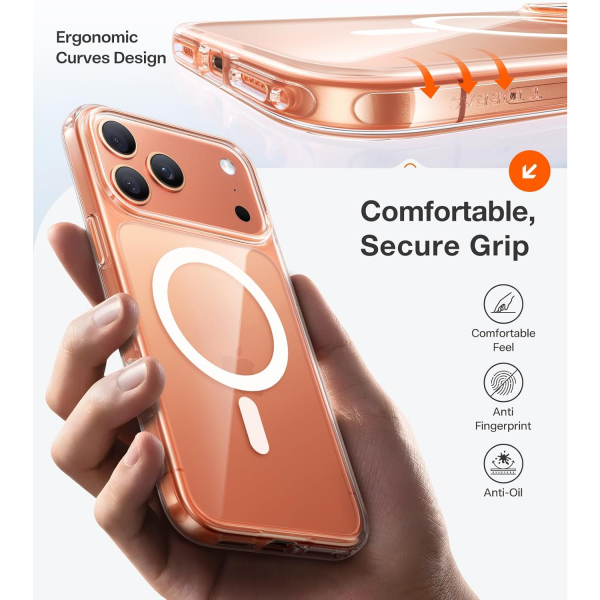 TORRAS Apple iPhone 17 Pro Max Manyetik K�l�f-Clear