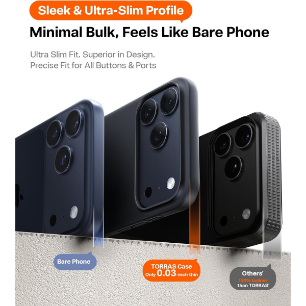TORRAS Apple iPhone 17 Pro OriginFit Klf