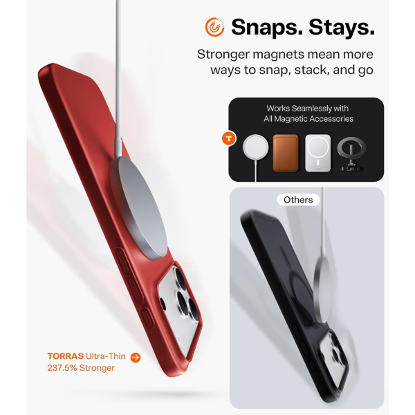 TORRAS Apple iPhone 17 Pro Max OriginFit Klf-Red