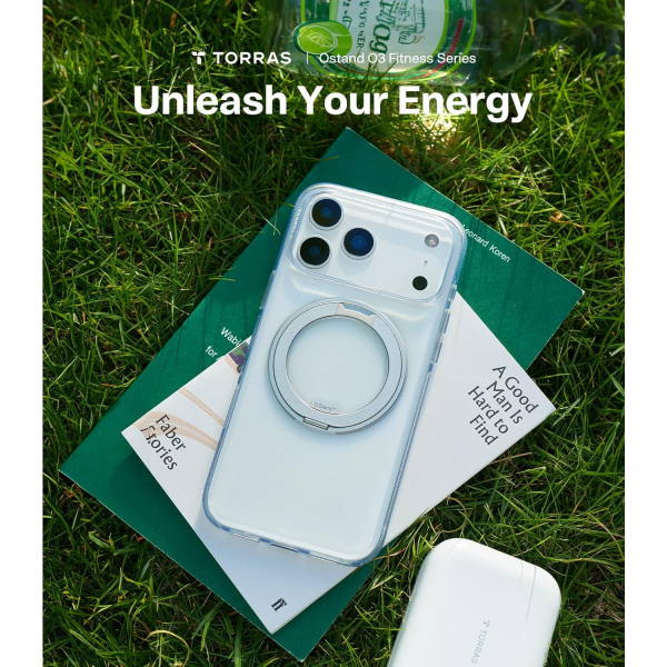 TORRAS Apple iPhone 17 Pro Max Ostand Fitness Klf-Crystal Clear
