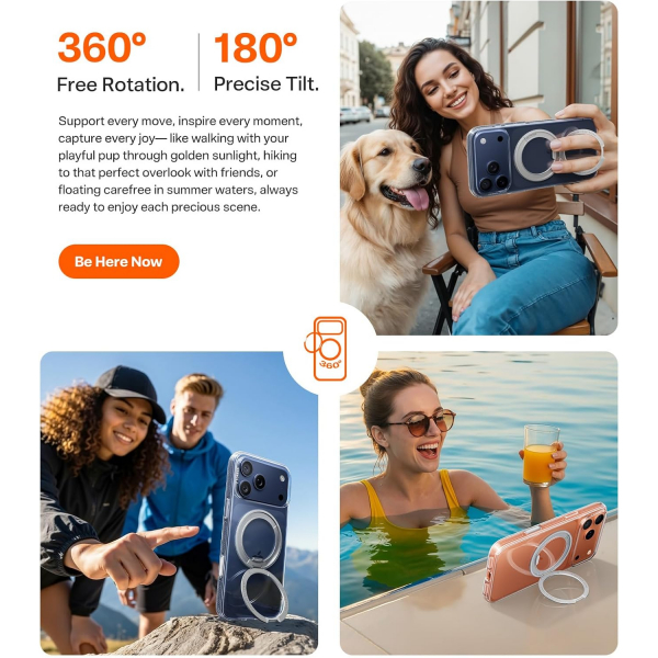 TORRAS Apple iPhone 17 Pro Max Ostand Fitness Klf-Crystal Clear