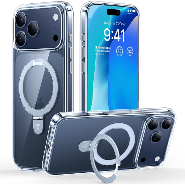 TORRAS Apple iPhone 17 Pro Ostand Klf-Clear