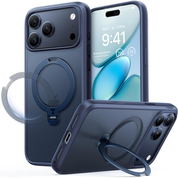 TORRAS Apple iPhone 17 Pro Max  Q3 Spin Klf-Blue