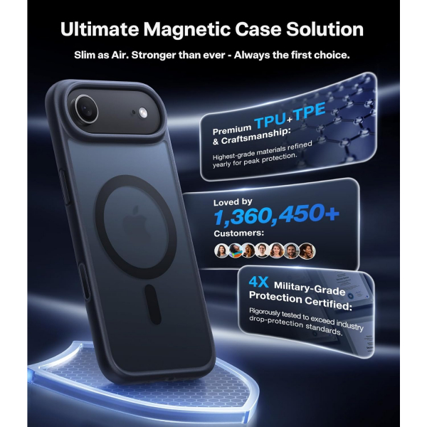 TORRAS Apple iPhone Air Klf-Matte Black