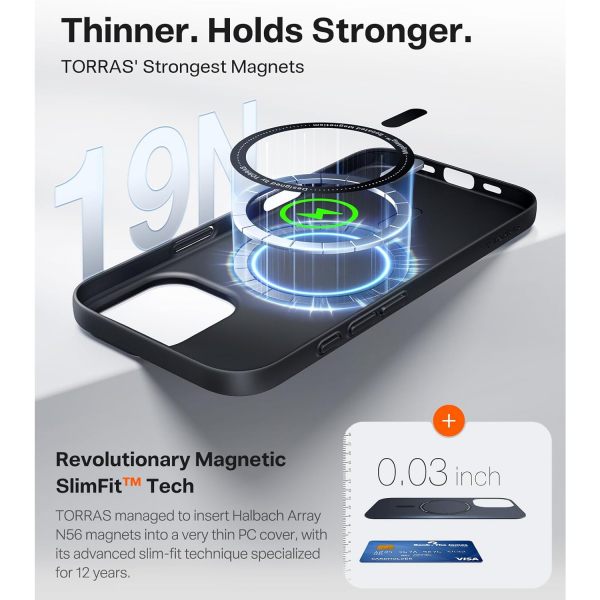 TORRAS Apple iPhone 17 OriginFit Klf-Black
