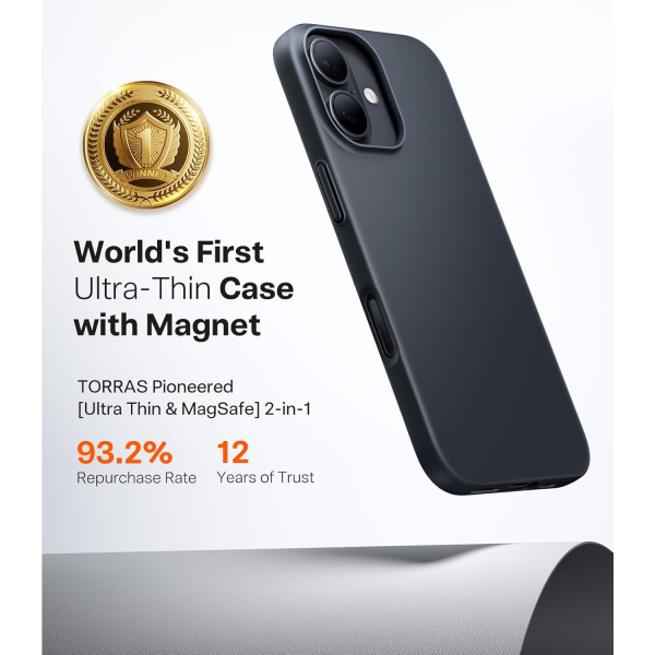 TORRAS Apple iPhone 17 OriginFit Klf-Black