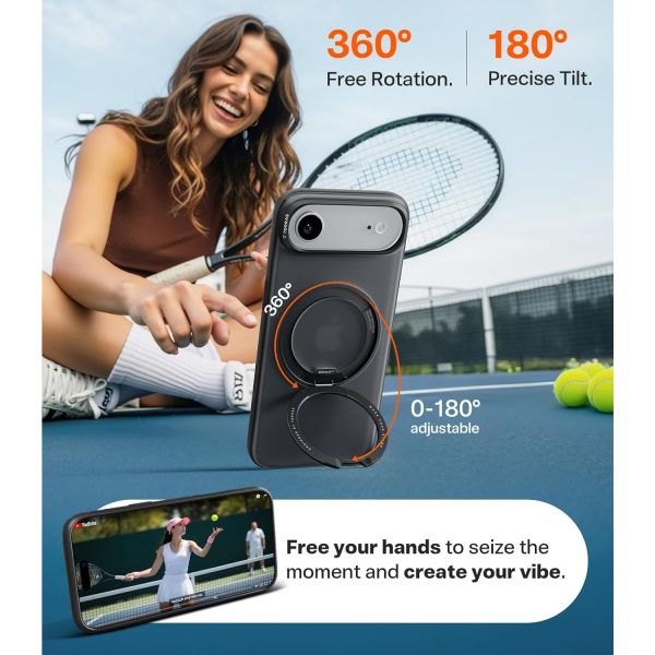 TORRAS Apple iPhone Air Ostand O3 Fitness K�l�f-Obsidian Black