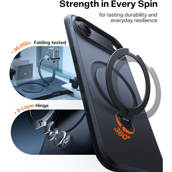 TORRAS Apple iPhone Air Ostand O3 Fitness K�l�f-Obsidian Black