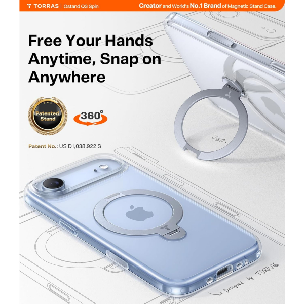 TORRAS Apple iPhone Air Q3 Spin Klf-Clear