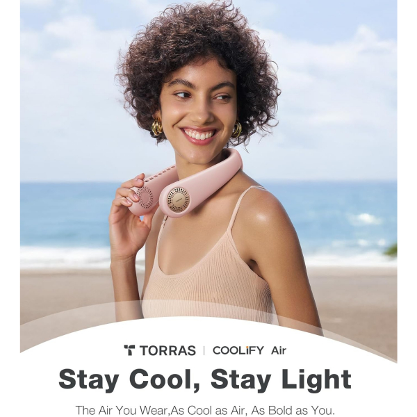 TORRAS COOLiFY Air Boyun Klimas (2025 Model)-Pink