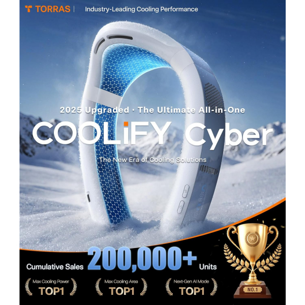 TORRAS COOLiFY Siber Yapay Zeka Boyun Tipi Klima-Ivory