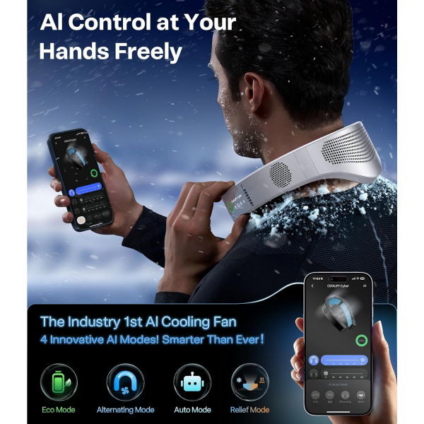 TORRAS COOLiFY Siber Yapay Zeka Boyun Tipi Klima-Ivory