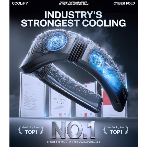 TORRAS COOLiFY Yapay Zeka Boyun Tipi Klima (2026 Model)-Obsidian Black