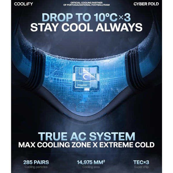 TORRAS COOLiFY Yapay Zeka Boyun Tipi Klima (2026 Model)-Obsidian Black