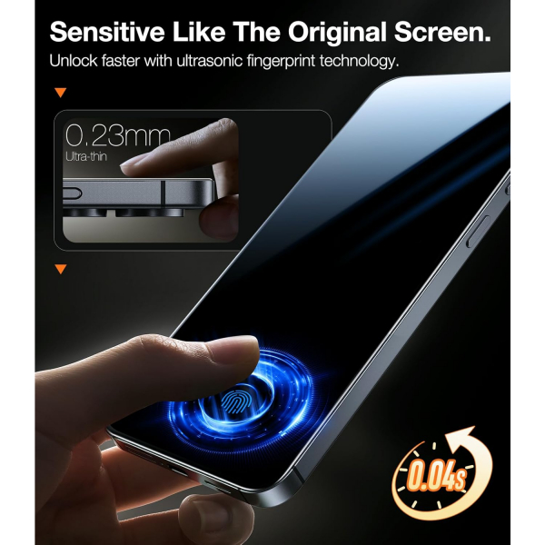 TORRAS Galaxy S25 Ultra Privacy Ekran Koruyucu