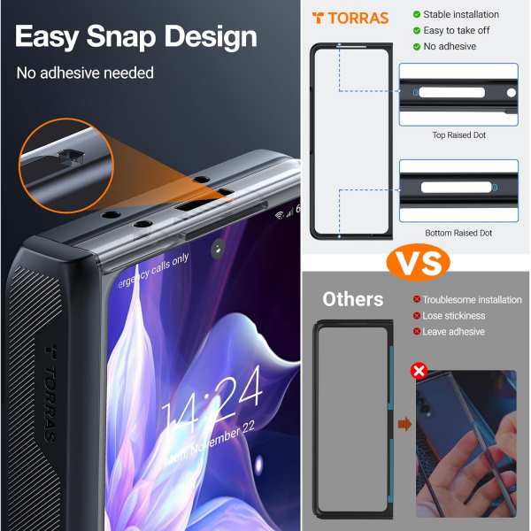 TORRAS Galaxy Z Fold 5 Armor Stand Klf 