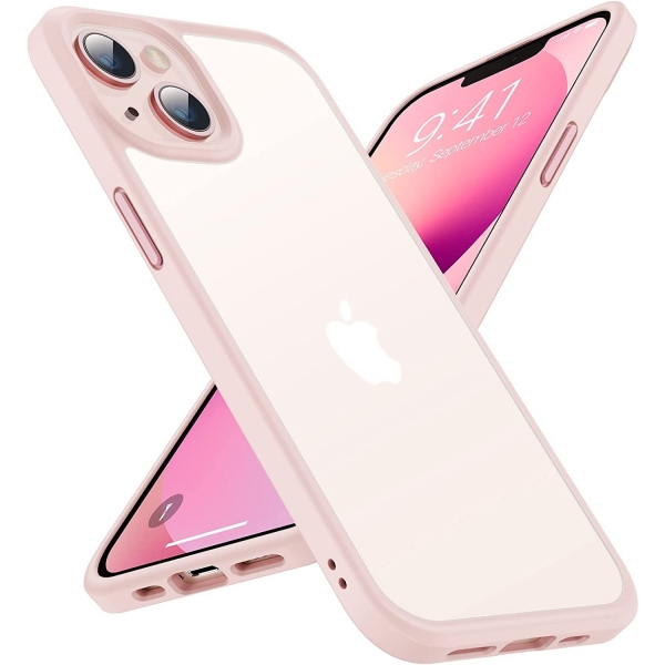 TORRAS Guardian Serisi iPhone 14 Klf (MIL-STD-810G)-Chalk Pink