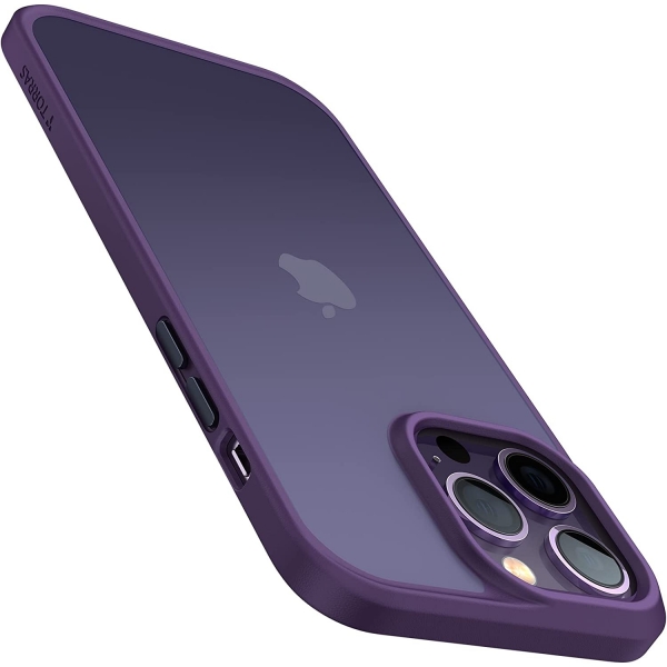 TORRAS Guardian Serisi iPhone 14 Pro Max Klf (MIL-STD-810G)-Purple