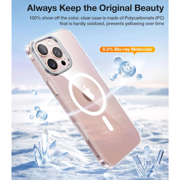 TORRAS Apple iPhone 16 Pro Max Lstand Klf-Diamond Clear