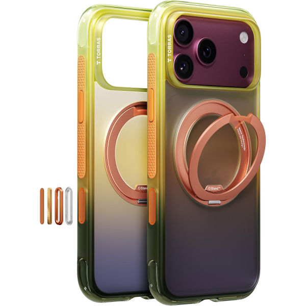 TORRAS O3 AIR Gradient iPhone 18 Pro Standl� K�l�f-Arizona Glow Brown