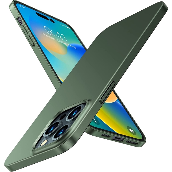 TORRAS OriginFit Serisi iPhone 14 Pro Max Slim Fit Klf-Alpine Green